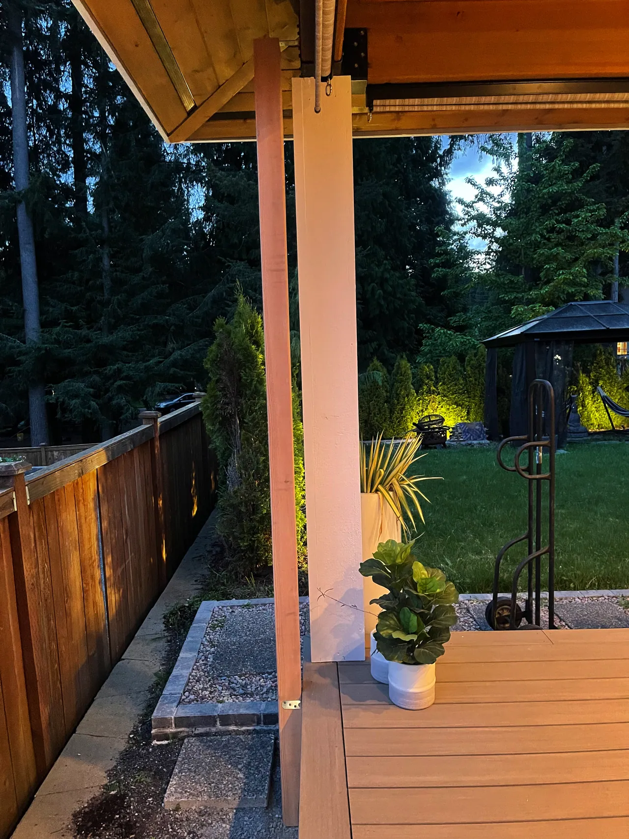 Post aligned to column