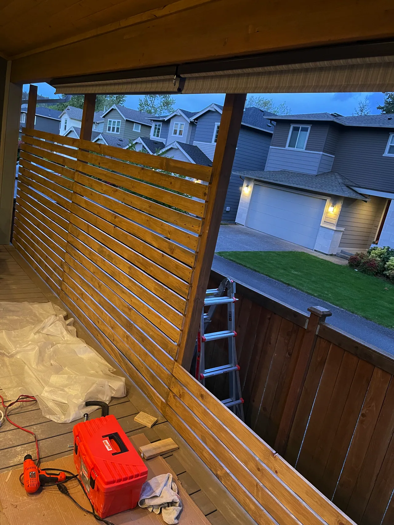 Starting the third panel